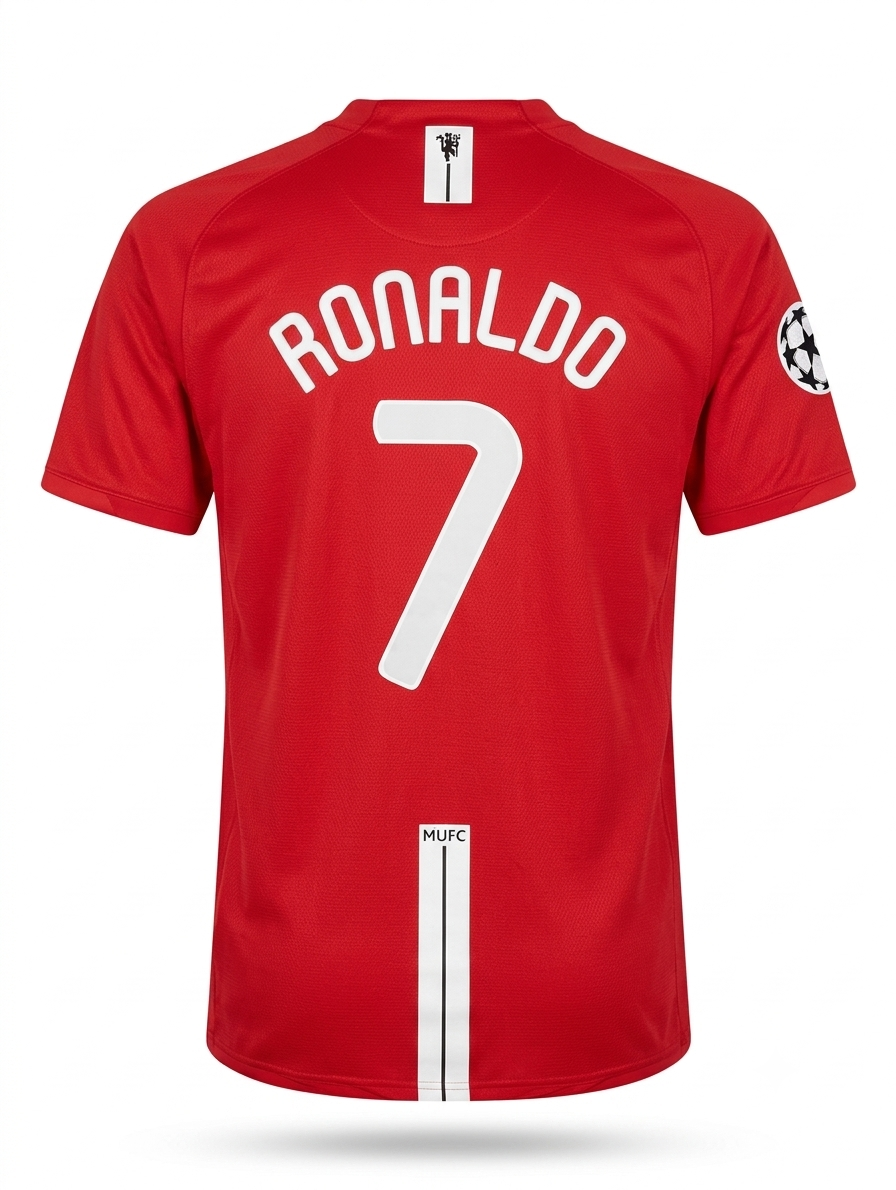 Tenue Cristiano Ronaldo – Manchester United 2008 Vintage 🔴⚽️
