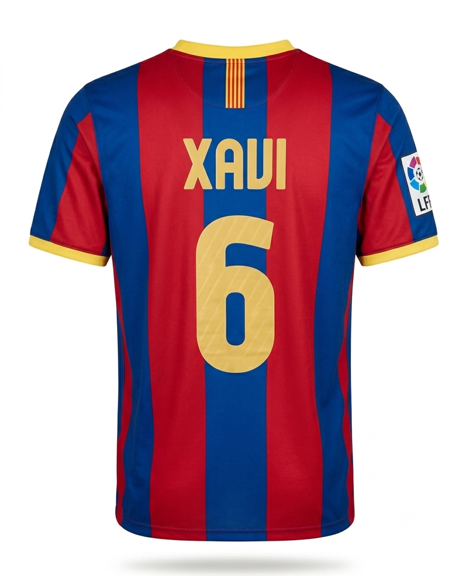 Tenue Xavi – FC Barcelone 2011 Vintage 🔵🔴⚽️