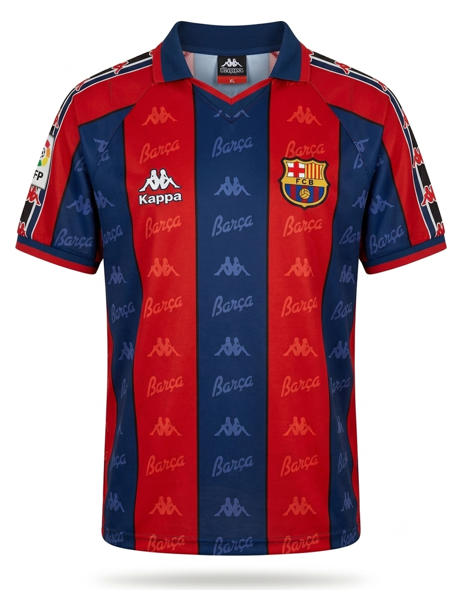 Tenue Ronaldo Nazário – FC Barcelone 1996/1997 Vintage 🔵🔴⚽️