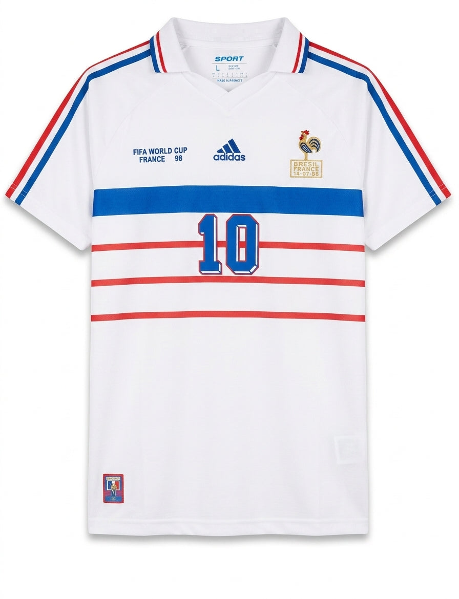 Maillot de Zinedine Zidane – France 1998 - Disponible