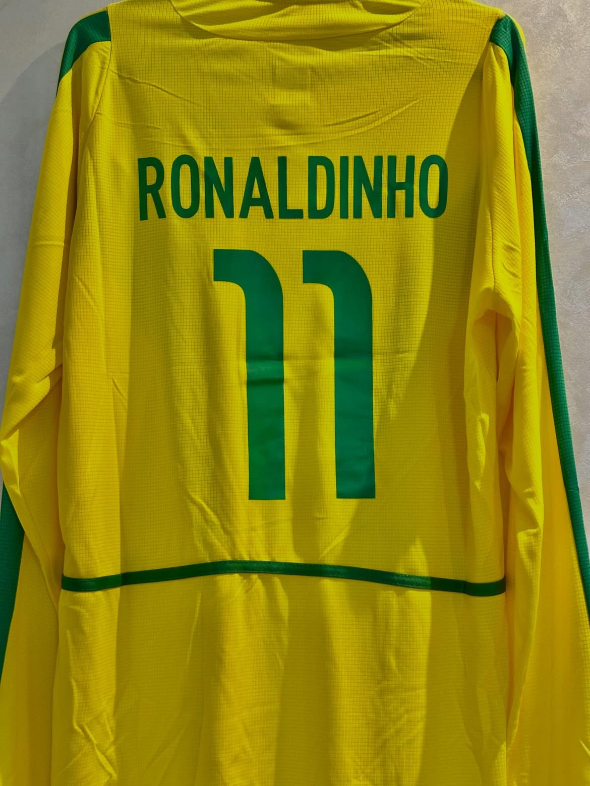 Tenue Ronaldinho Brazil 2002 Retro ✅
