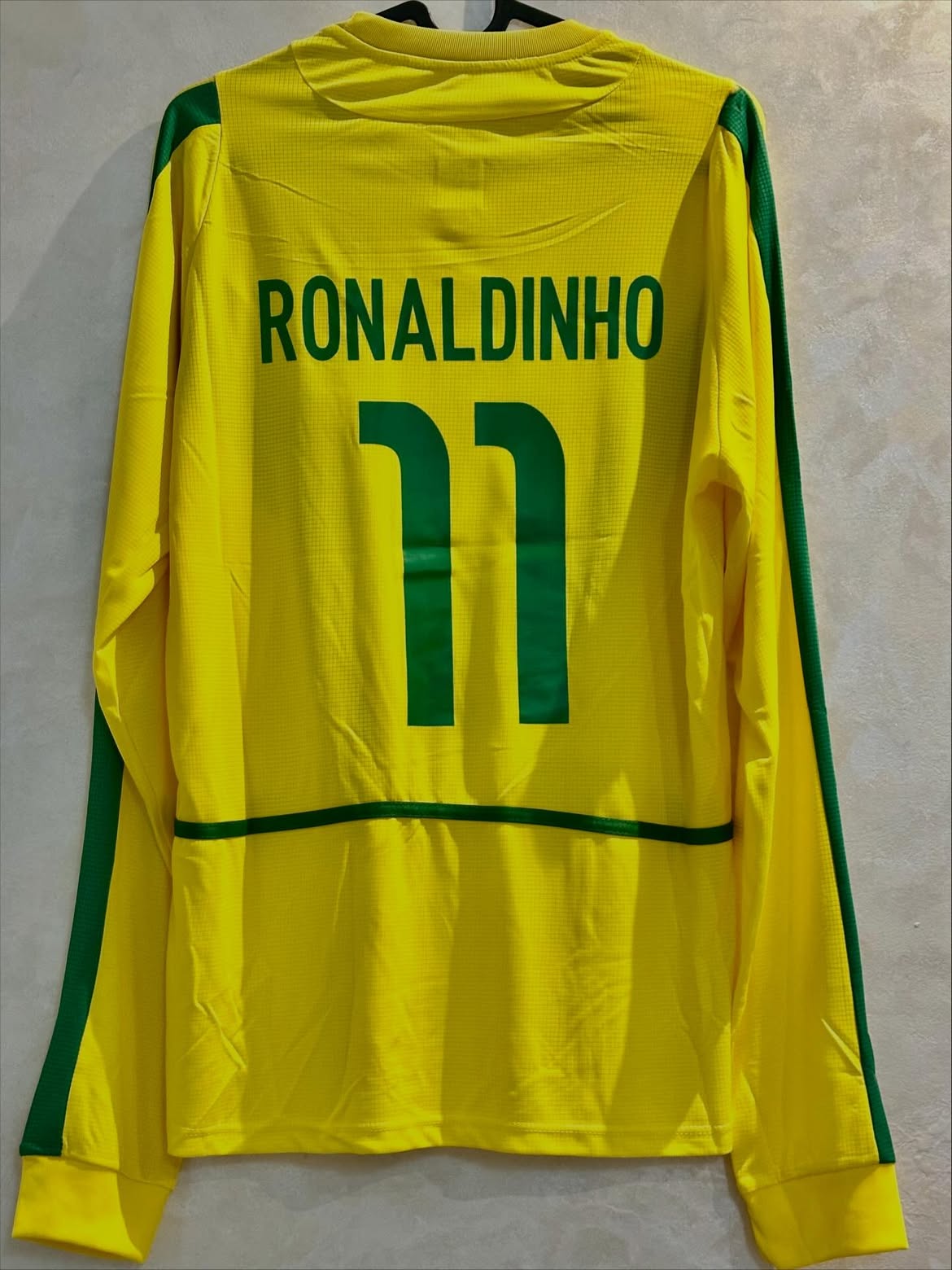 Tenue Ronaldinho Brazil 2002 Retro ✅