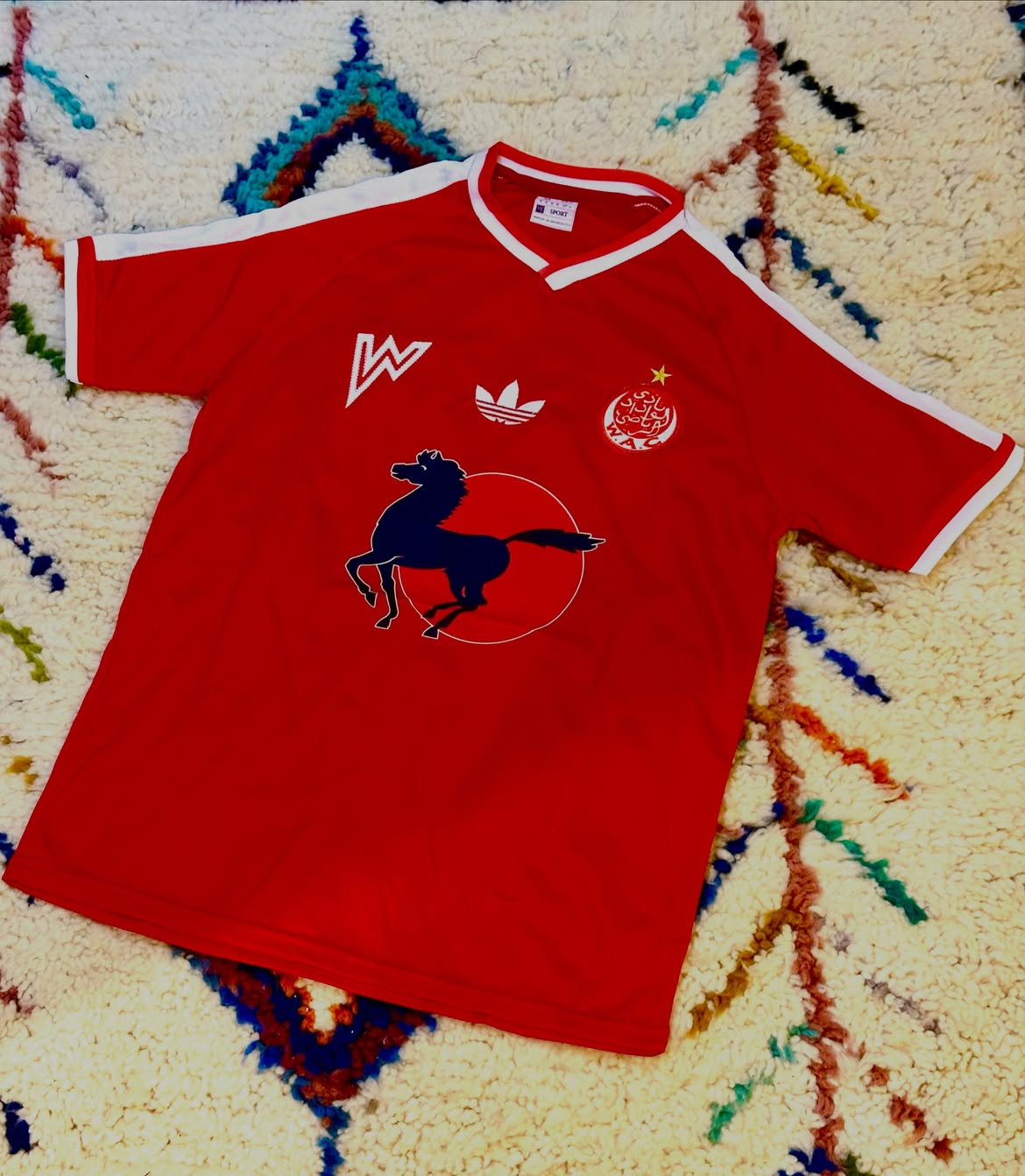 ❤️🤍 Tenue du Wydad 1992