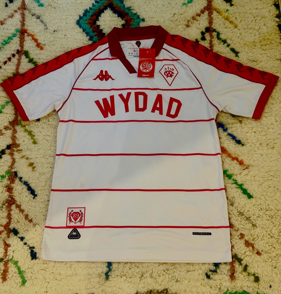 Tenue, le 89e anniversaire de Wydad