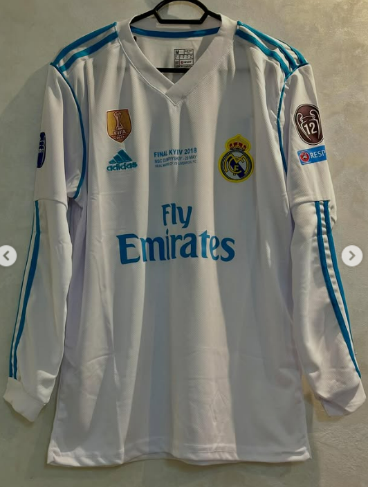 Tenue C.RONALDO Real Madrid Finale CL 2018 Retro ✅