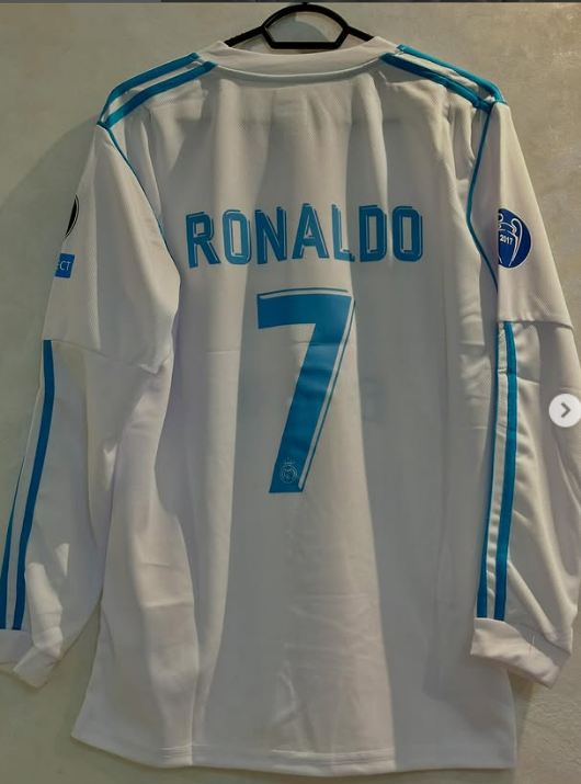 Tenue C.RONALDO Real Madrid Finale CL 2018 Retro ✅