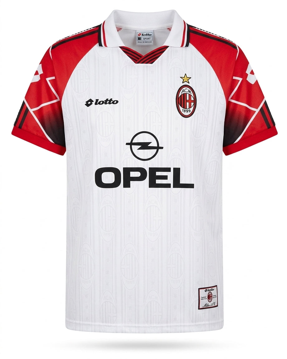 Tenue Maldini – AC Milan 1997 Rétro 🔴⚫️ disponible