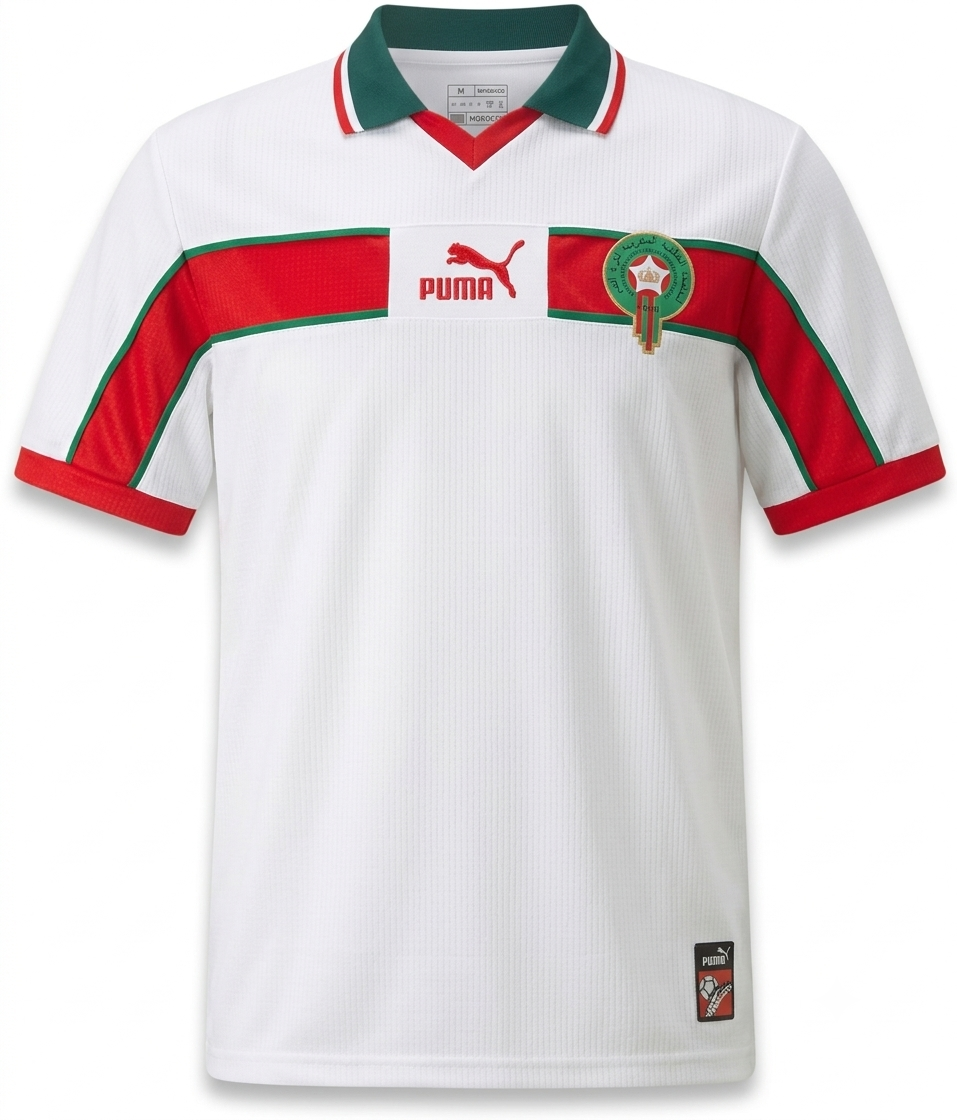 Le maillot du Maroc 1998 – version blanche est arrivé !