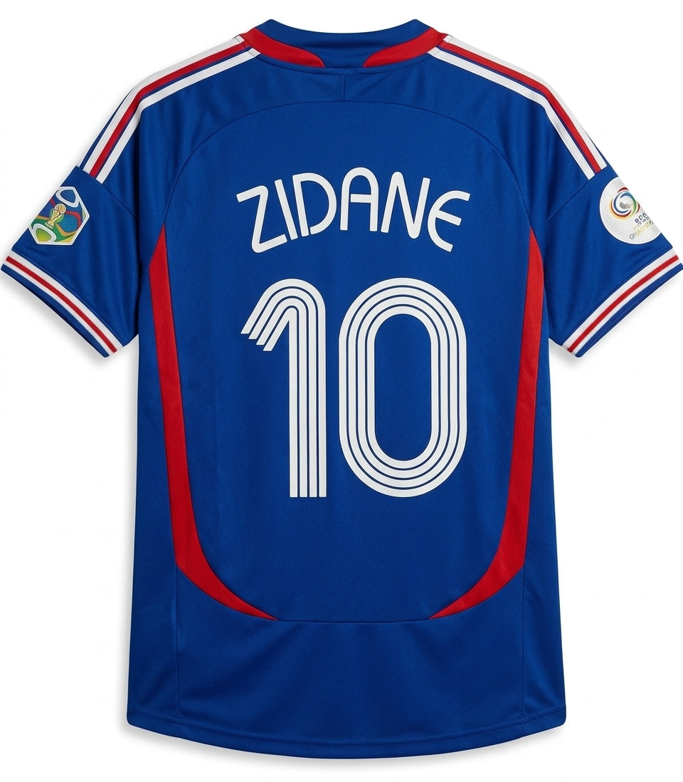 Maillot de Zinedine Zidane disponible-Coupe du Monde 2006