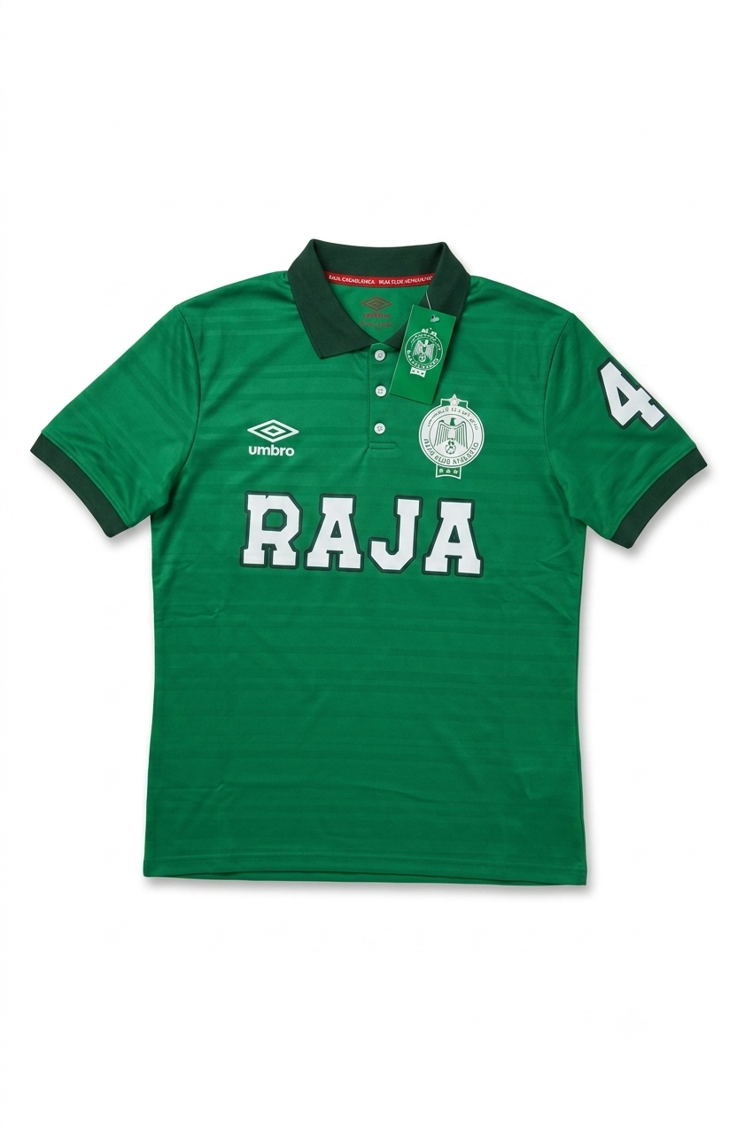 💚🤍 Le polo du Raja est arrivé !