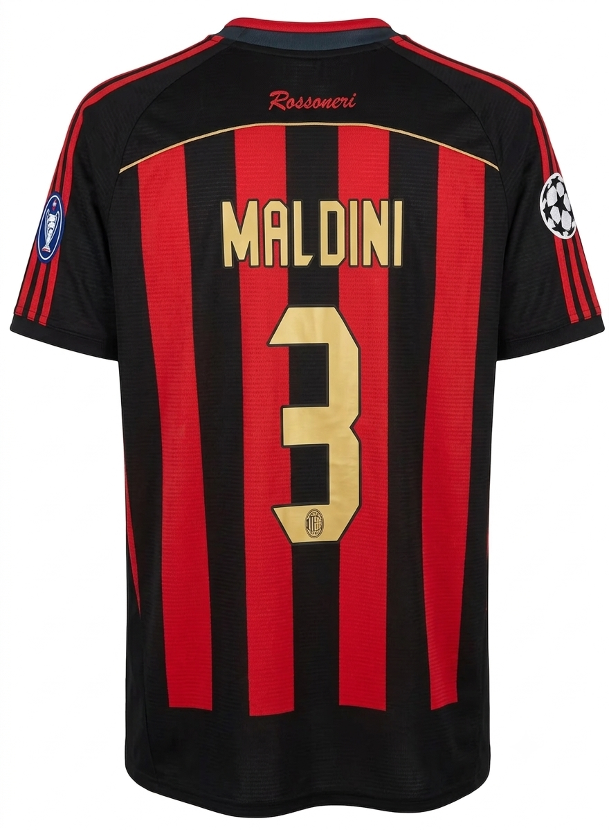 Tenue Maldini – AC Milan Vintage 🔴⚫️⚽️