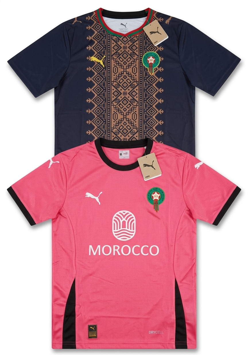 Le nouveau style du maillot du Maroc est arrivé !