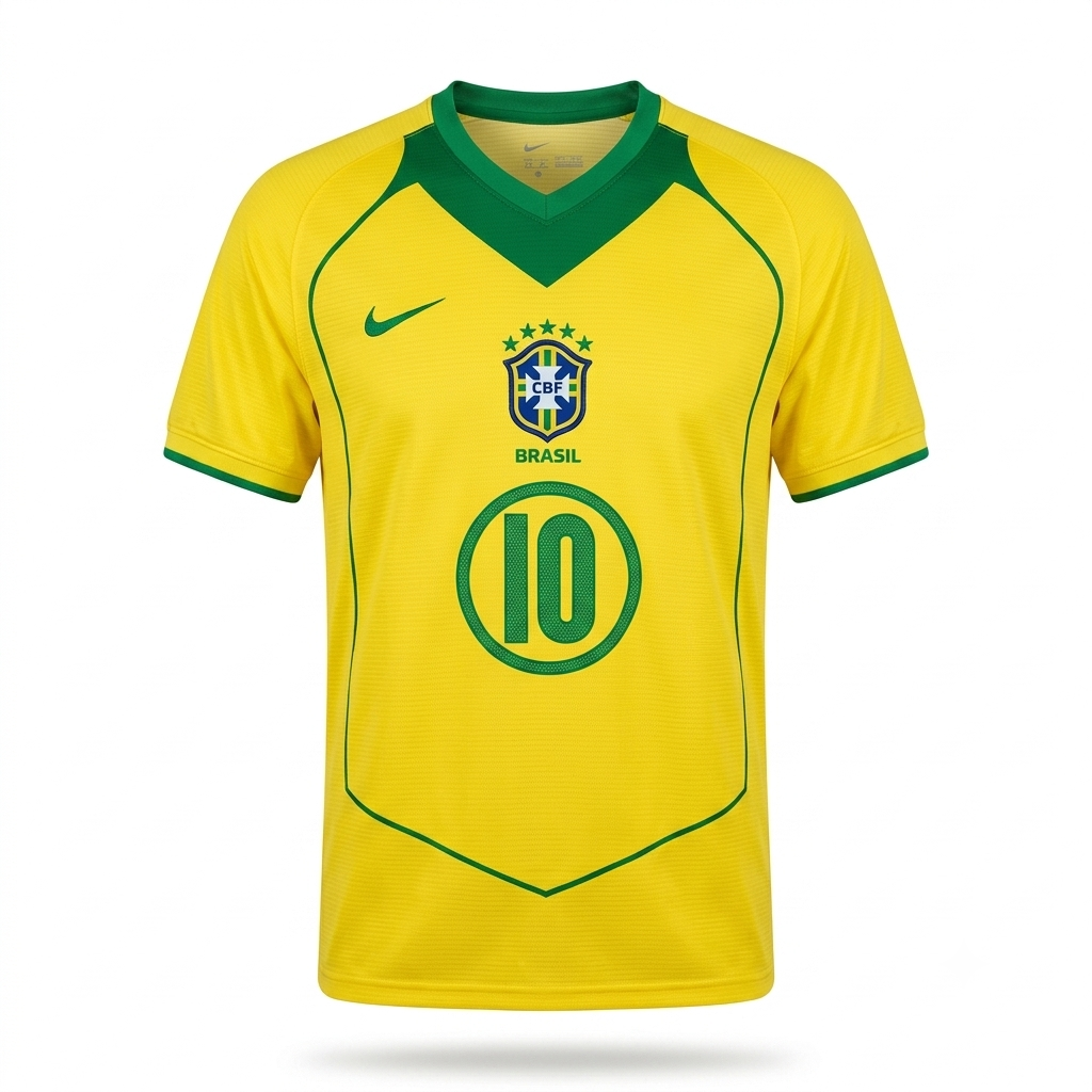 Tenue Ronaldinho – Brésil Vintage ⚽️
