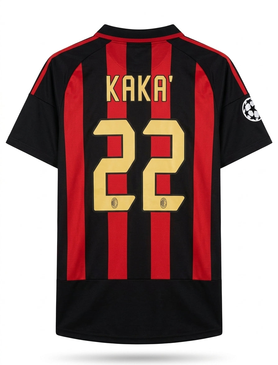 Maillot de Kaká – AC Milan 2007 🔴⚫ Disponible