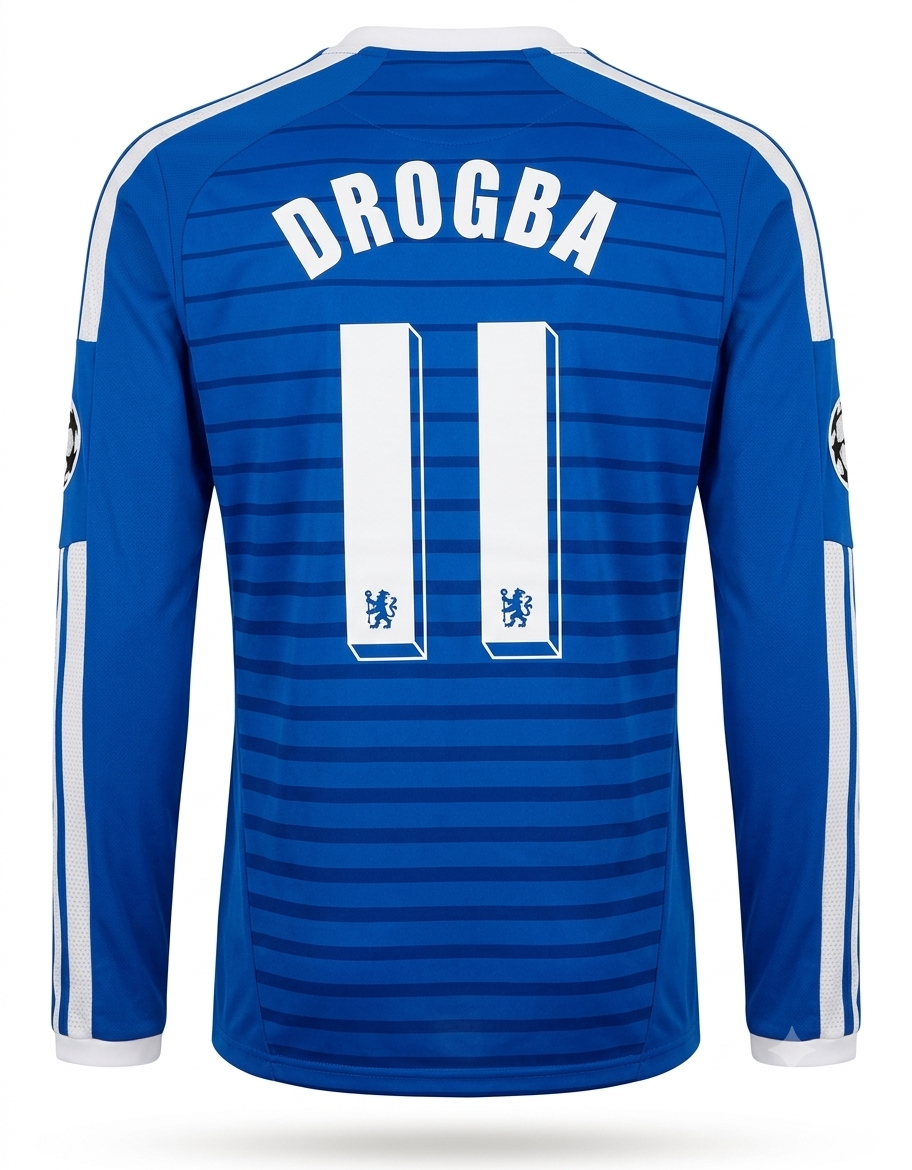 Tenue Drogba – Chelsea Finale UCL 2012 Rétro 🎞️💙