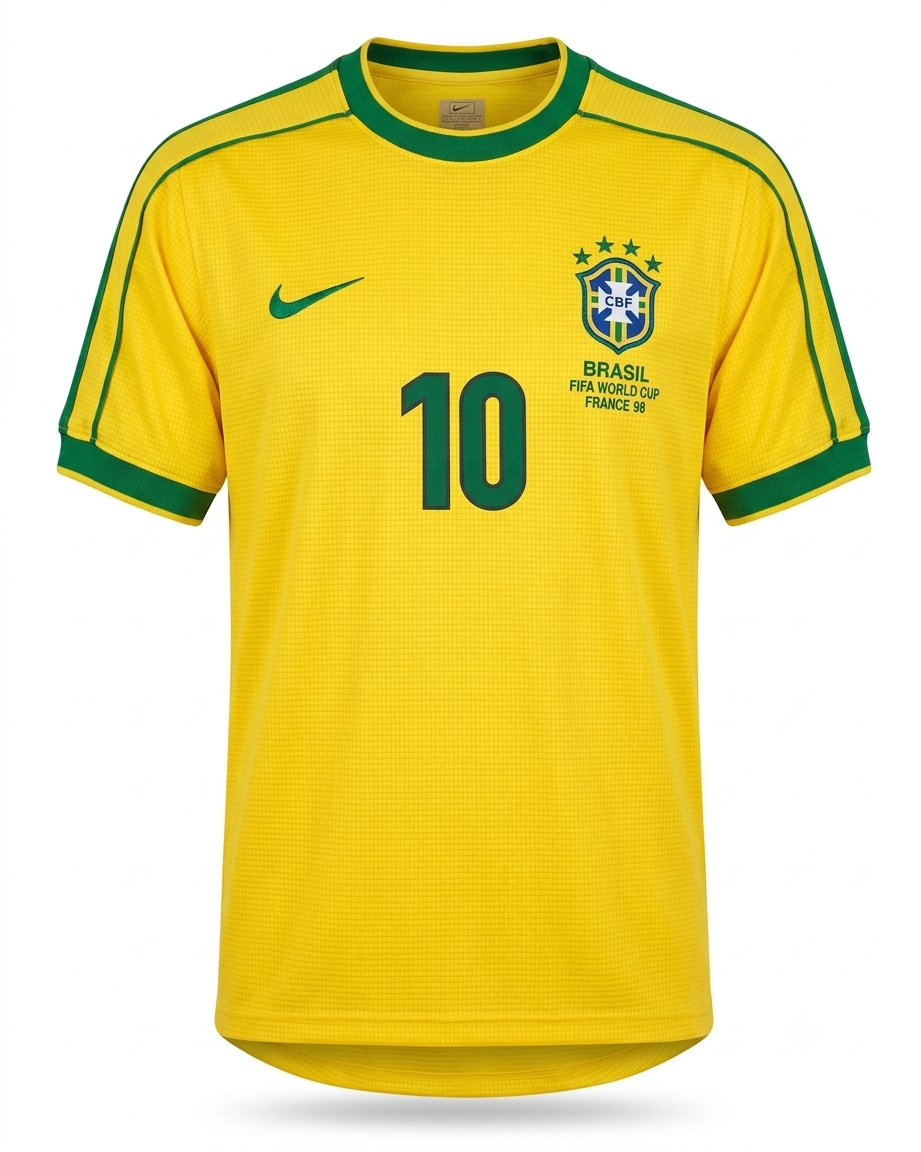 Tenue Rivaldo – Brésil World Cup 1998 Rétro ⚽️