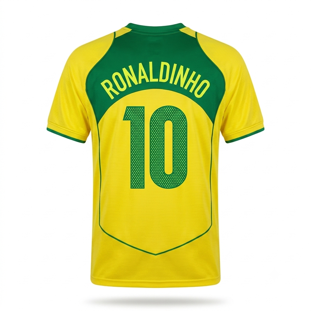 Tenue Ronaldinho – Brésil Vintage ⚽️