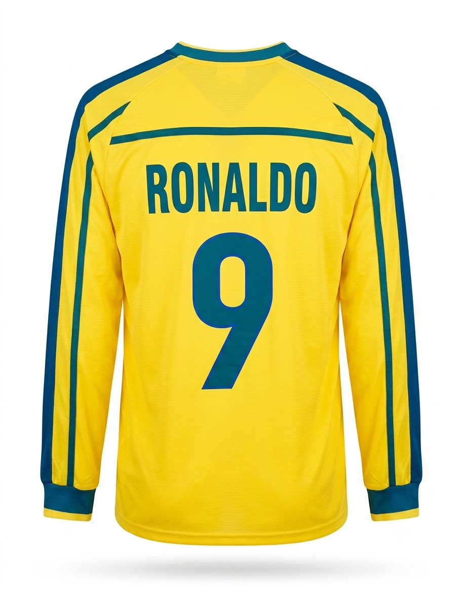 Tenue Ronaldo Nazário – Brésil 1998 Vintage ⚽️