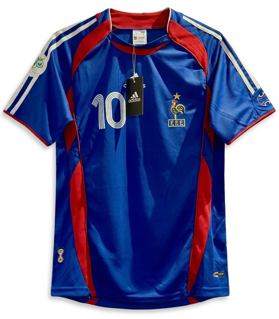 Maillot de Zinedine Zidane disponible-Coupe du Monde 2006