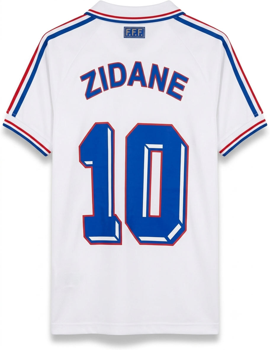 Maillot de  Zinedine Zidane – France 1998 - Disponible