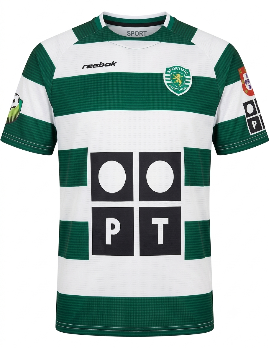 Tenue Cristiano Ronaldo – Sporting Lisbonne 2002 Rétro 💚⚪️