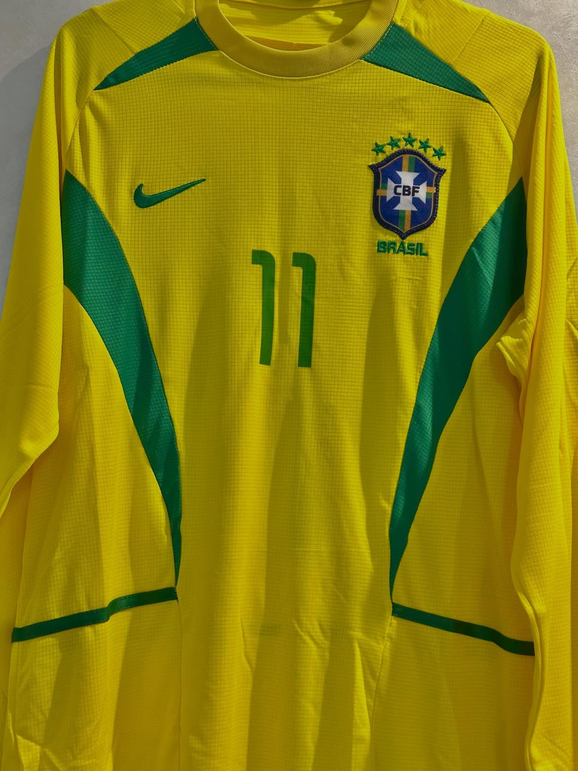 Tenue Ronaldinho Brazil 2002 Retro ✅